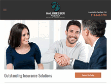 Tablet Screenshot of kresseragency.com